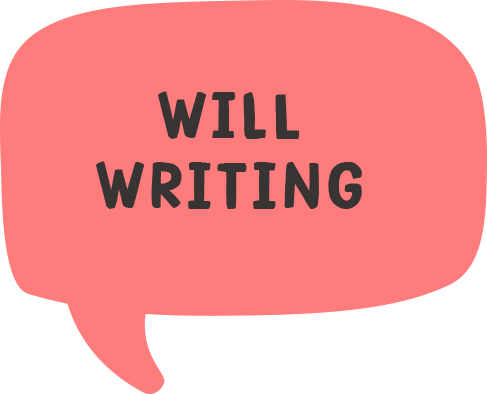 Will writing speech bubble Will writing speech bubble